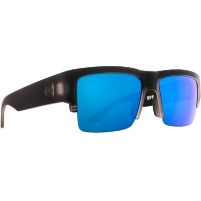Spy - Cyrus 50/50 Matte Black Ice Happy Gray Gree Dark Blue Spectra Mirror - Lunettes de soleil - Publicité Spy - Cyrus 50/50 Matte Black Ice Happy Gray Gree Dark Blue Spectra Mirror - Lunettes de soleil - Publicité