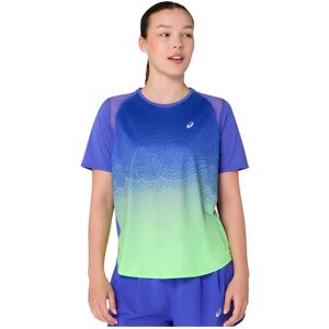 Asics - Road Fade Short Sleeve W Cobalt Burst Illuminate Green - M - Tee-shirt de trail - Publicité Asics - Road Fade Short Sleeve W Cobalt Burst Illuminate Green - M - Tee-shirt de trail - Publicité