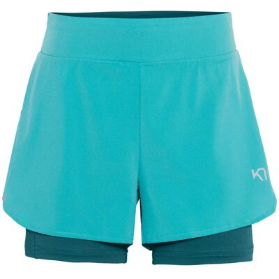 Kari Traa - Mija Training Shorts Blue Lagoon - L - Short de trail - Publicité Kari Traa - Mija Training Shorts Blue Lagoon - L - Short de trail - Publicité