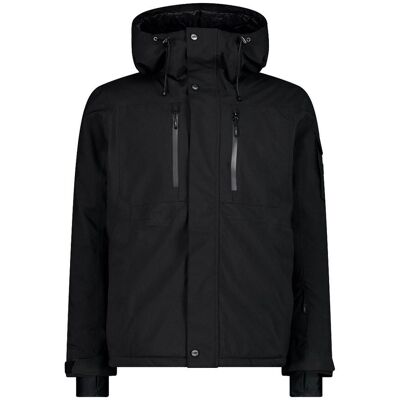 Veste de ski CMP Modèle 34W3917 pour homme avec capuche fixe - Publicité Veste de ski CMP Modèle 34W3917 pour homme avec capuche fixe - Publicité