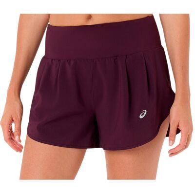 Asics - Road 3.5 In Short Performance Dark Aubergine - XS - Short de trail - Publicité Asics - Road 3.5 In Short Performance Dark Aubergine - XS - Short de trail - Publicité