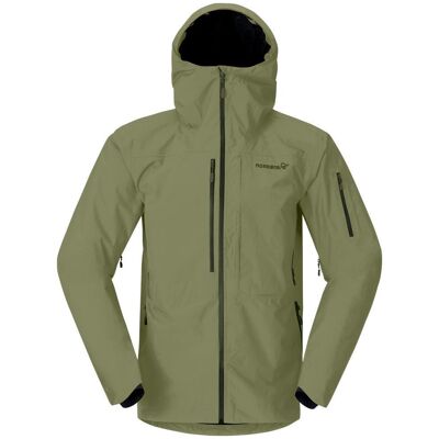 Norrona - Lofoten Gore-Tex Insulated Jkt Deep Lichen Green - S - Blouson Ski - Publicité Norrona - Lofoten Gore-Tex Insulated Jkt Deep Lichen Green - S - Blouson Ski - Publicité