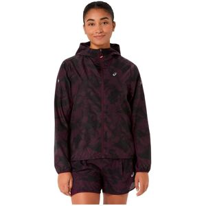 Asics - Fujitrail Packable W's Dark Aubergine - S - Veste de trail