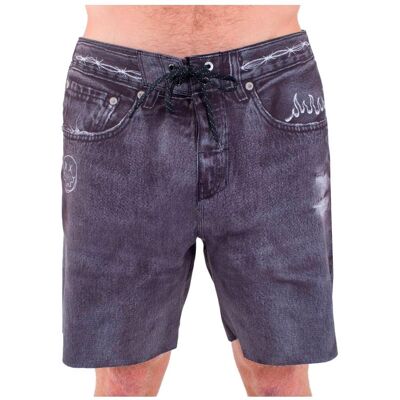 Hurley - Phntm Eco Denim Bdst 18 Black - 30 - Boardshort - Publicité Hurley - Phntm Eco Denim Bdst 18 Black - 30 - Boardshort - Publicité