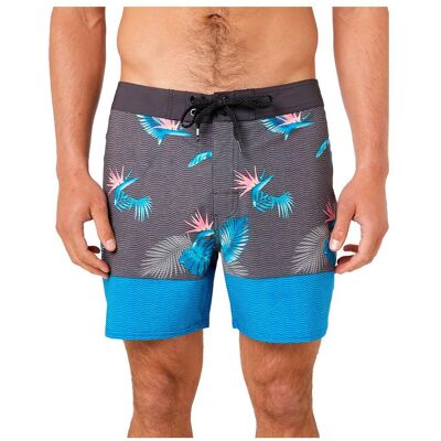 Rip Curl - Mirage Retro Equator 16" Black - 32 - Boardshort - Publicité Rip Curl - Mirage Retro Equator 16" Black - 32 - Boardshort - Publicité