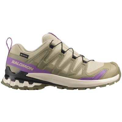 Salomon - Xa Pro 3D V9 Gore-Tex W Bog Aloe Concord Grape - 5 - Chaussures de trail - Publicité Salomon - Xa Pro 3D V9 Gore-Tex W Bog Aloe Concord Grape - 5 - Chaussures de trail - Publicité
