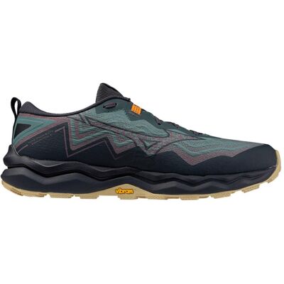 Mizuno - Wave Daichi 9 Gore-Tex North Atlantic Black Pale Khak - 8 - Chaussures de trail - Publicité Mizuno - Wave Daichi 9 Gore-Tex North Atlantic Black Pale Khak - 8 - Chaussures de trail - Publicité