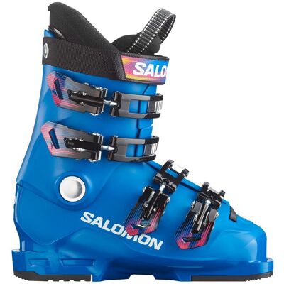 Salomon - Equipe 60T L Race Blue White Equipe Red - 22-22.5 - Chaussures de Ski - Publicité Salomon - Equipe 60T L Race Blue White Equipe Red - 22-22.5 - Chaussures de Ski - Publicité