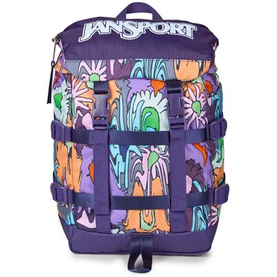 Jansport - Mini Skip Pack 10L Melted Blooms Yellow - Sac à dos - Publicité Jansport - Mini Skip Pack 10L Melted Blooms Yellow - Sac à dos - Publicité