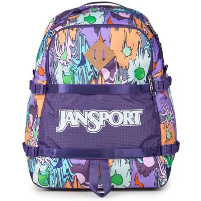 Jansport - Small Seattle Pack 27L Melted Blooms Yellow - Sac à dos - Publicité Jansport - Small Seattle Pack 27L Melted Blooms Yellow - Sac à dos - Publicité