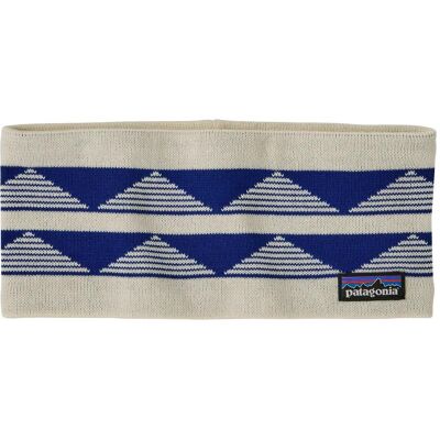 Patagonia - Powder Town Headband Hut Tripper Stripe Birch White - Bandeau - Publicité Patagonia - Powder Town Headband Hut Tripper Stripe Birch White - Bandeau - Publicité