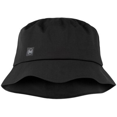 Buff - Rain Bucket Hat Solid Black - S-M - Bob - Publicité Buff - Rain Bucket Hat Solid Black - S-M - Bob - Publicité