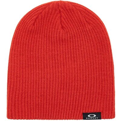 Oakley - Backbone Beanie Pp Flame Red - Bonnet - Publicité Oakley - Backbone Beanie Pp Flame Red - Bonnet - Publicité