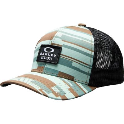 Oakley - Patch Trucker Hat Green Pix Camo - Casquette - Publicité Oakley - Patch Trucker Hat Green Pix Camo - Casquette - Publicité