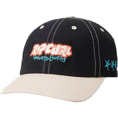 Rip Curl - Raw Energy Art Adj Cap Black White - Casquette - Publicité Rip Curl - Raw Energy Art Adj Cap Black White - Casquette - Publicité