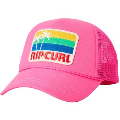 Rip Curl - Mixed Revival Trucker Women Hot Pink - Casquette - Publicité Rip Curl - Mixed Revival Trucker Women Hot Pink - Casquette - Publicité