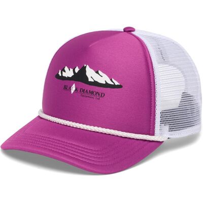 Black Diamond - Flat Bill Trucker Hat Piton Purple White Mountainscape - Casquette - Publicité Black Diamond - Flat Bill Trucker Hat Piton Purple White Mountainscape - Casquette - Publicité