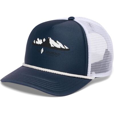 Black Diamond - Flat Bill Trucker Hat Charcoal White Mountainscape - Casquette - Publicité Black Diamond - Flat Bill Trucker Hat Charcoal White Mountainscape - Casquette - Publicité