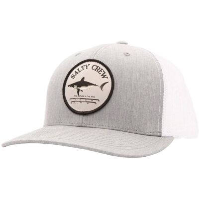 Salty Crew - Bruce Retro Trucker Heather Grey White - Casquette - Publicité Salty Crew - Bruce Retro Trucker Heather Grey White - Casquette - Publicité