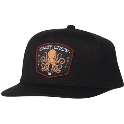 Salty Crew - Tako Club Snapback Black - Casquette - Publicité Salty Crew - Tako Club Snapback Black - Casquette - Publicité