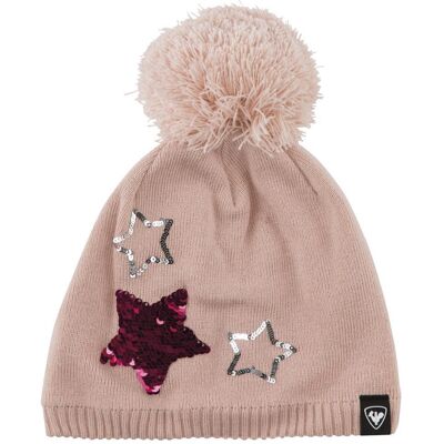 Rossignol - Jr Astrid Powder Pink - Bonnet - Publicité Rossignol - Jr Astrid Powder Pink - Bonnet - Publicité