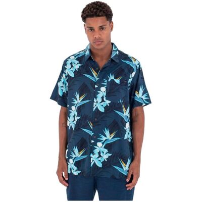 Hurley - Rincon Short Sleeve Armored Navy - L - Chemise - Publicité Hurley - Rincon Short Sleeve Armored Navy - L - Chemise - Publicité