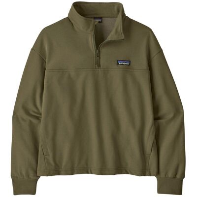 Patagonia - W's Ahnya 1/4 Zip Basin Green - S - Pull - Publicité Patagonia - W's Ahnya 1/4 Zip Basin Green - S - Pull - Publicité
