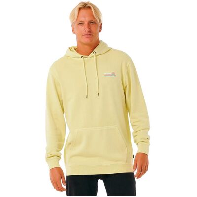 Rip Curl - Surf Revival Hood Vintage Yellow - S - Sweat - Publicité Rip Curl - Surf Revival Hood Vintage Yellow - S - Sweat - Publicité