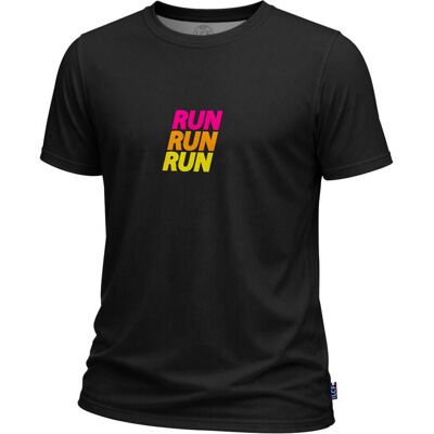 La Chaussette de France - Run Finisher Tee-Shirt RunRunRun Black - M - Tee-shirt de trail - Publicité La Chaussette de France - Run Finisher Tee-Shirt RunRunRun Black - M - Tee-shirt de trail - Publicité