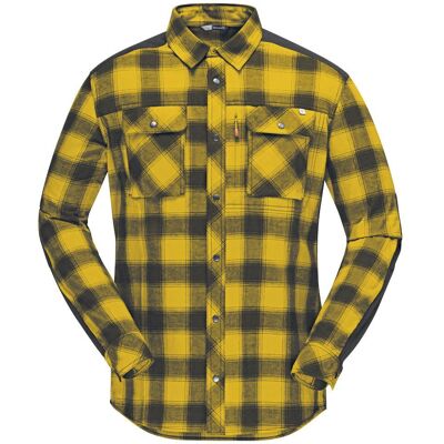 Norrona - Svalbard Flannel M's Golden Palm - S - Chemise de rando - Publicité Norrona - Svalbard Flannel M's Golden Palm - S - Chemise de rando - Publicité