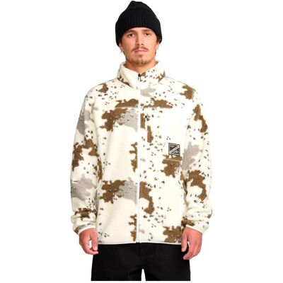 Volcom - Nelson Sherpa Full Zip White - L - Polaire - Publicité Volcom - Nelson Sherpa Full Zip White - L - Polaire - Publicité