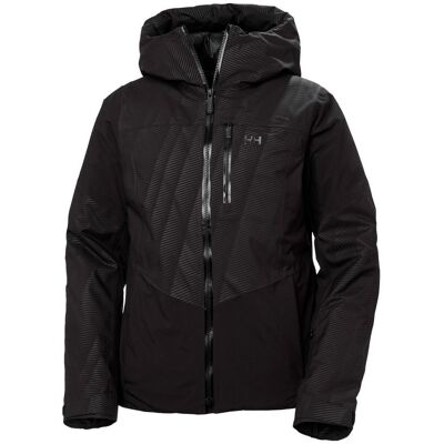 Helly Hansen - W Valdisere 3.0 Jacket Black Embossed Stripes - XS - Veste technique - Publicité Helly Hansen - W Valdisere 3.0 Jacket Black Embossed Stripes - XS - Veste technique - Publicité