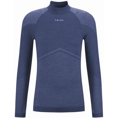 Falke Warm Coupe Ajustée Raglan Bleu - T-shirt Thermique - Publicité Falke Warm Coupe Ajustée Raglan Bleu - T-shirt Thermique - Publicité