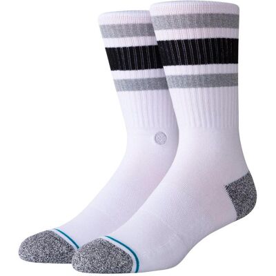 Stance - Stripes Socks Boyd St White - L - Chaussettes - Publicité Stance - Stripes Socks Boyd St White - L - Chaussettes - Publicité