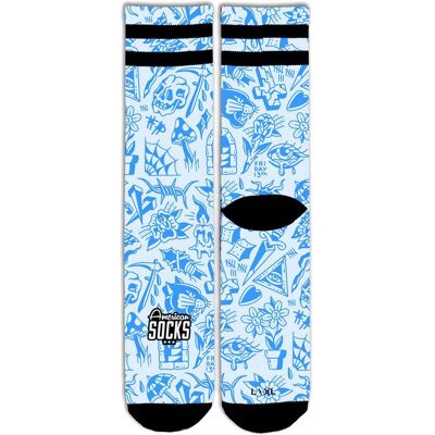 American Socks - The Original Signature Freaked - S-M - Chaussettes - Publicité American Socks - The Original Signature Freaked - S-M - Chaussettes - Publicité