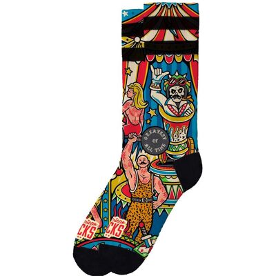 American Socks - The Original Signature Circus - S-M - Chaussettes - Publicité American Socks - The Original Signature Circus - S-M - Chaussettes - Publicité
