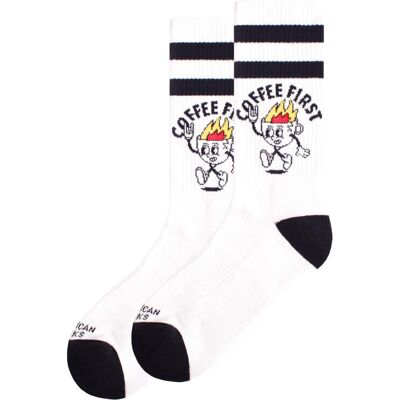 American Socks - The Classics Mid High Coffee First - Chaussettes - Publicité American Socks - The Classics Mid High Coffee First - Chaussettes - Publicité