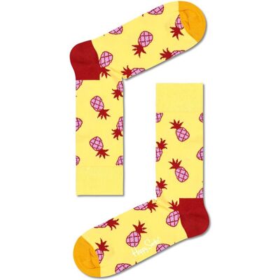 Happy Socks - Pineapple Jaune - 36-40 - Chaussettes - Publicité Happy Socks - Pineapple Jaune - 36-40 - Chaussettes - Publicité
