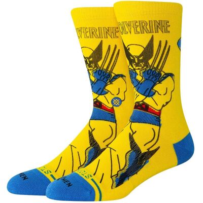 Stance - Crew Sock II Wolverine Crew Yellow - L - Chaussettes - Publicité Stance - Crew Sock II Wolverine Crew Yellow - L - Chaussettes - Publicité