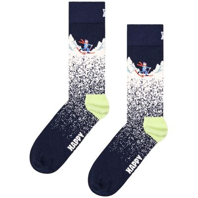 Happy Socks - Crew Socks Snowy Night Navy - 36-40 - Chaussettes - Publicité Happy Socks - Crew Socks Snowy Night Navy - 36-40 - Chaussettes - Publicité
