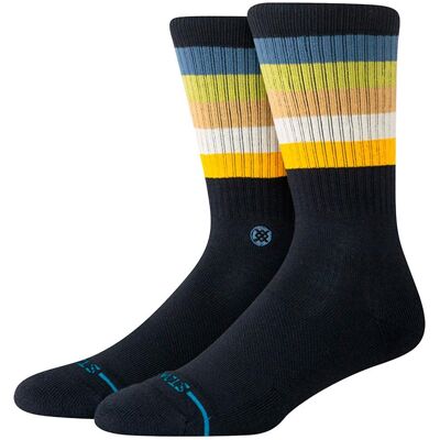 Stance - Crew Sock II Maliboo Crew Black - M - Chaussettes - Publicité Stance - Crew Sock II Maliboo Crew Black - M - Chaussettes - Publicité