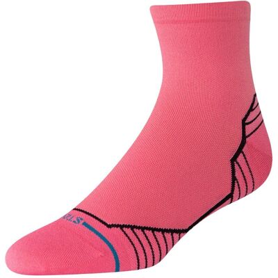 Stance - Perf Run Womens Quarter Ultralight Cushion Sock Variegated Pink - S - Chaussettes de trail - Publicité Stance - Perf Run Womens Quarter Ultralight Cushion Sock Variegated Pink - S - Chaussettes de trail - Publicité