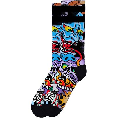 American Socks - The Original Signature Hannya - L-XL - Chaussettes - Publicité American Socks - The Original Signature Hannya - L-XL - Chaussettes - Publicité