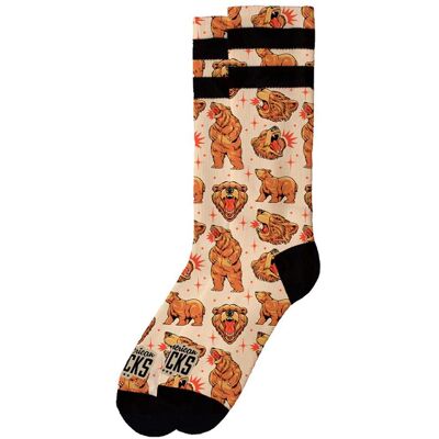 American Socks - The Original Signature Grizzly - S-M - Chaussettes - Publicité American Socks - The Original Signature Grizzly - S-M - Chaussettes - Publicité