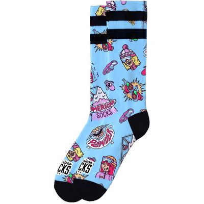 American Socks - The Original Signature Slope Dope - L-XL - Chaussettes - Publicité American Socks - The Original Signature Slope Dope - L-XL - Chaussettes - Publicité