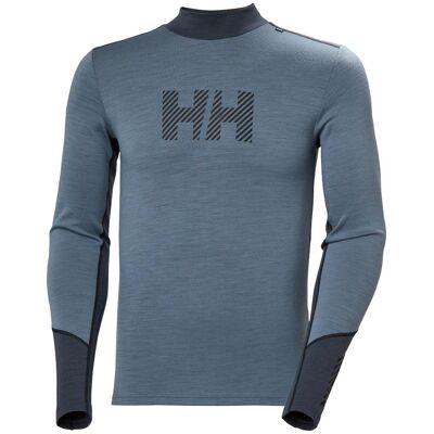 Helly Hansen - Lifa Merino Midweight Logo Washed Navy - L - Sous-vêtement technique - Publicité Helly Hansen - Lifa Merino Midweight Logo Washed Navy - L - Sous-vêtement technique - Publicité