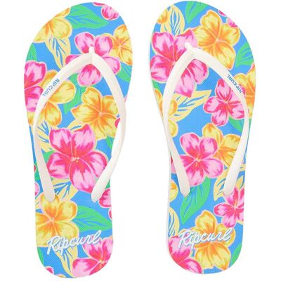 Rip Curl - Mixed Bloom Open Blue - 37 - Tongs - Publicité Rip Curl - Mixed Bloom Open Blue - 37 - Tongs - Publicité