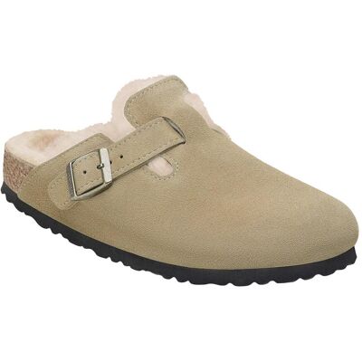 Birkenstock - Boston Shearling W Taupe - 39 - Chaussures - Publicité Birkenstock - Boston Shearling W Taupe - 39 - Chaussures - Publicité