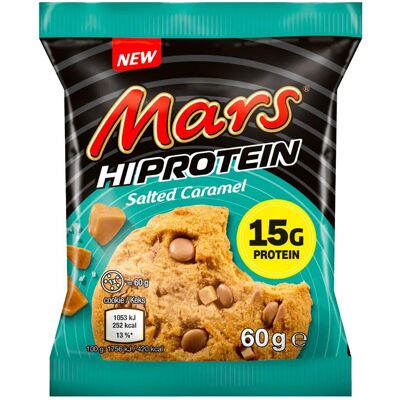 Mars Protein - Mars Cookie Protein High Salted Caramel - Barre Energétique - Publicité Mars Protein - Mars Cookie Protein High Salted Caramel - Barre Energétique - Publicité