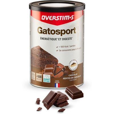 Overstims - Gatosport 400 g. Chocolat & Pépites De Chocolat - Gateau - Publicité Overstims - Gatosport 400 g. Chocolat & Pépites De Chocolat - Gateau - Publicité